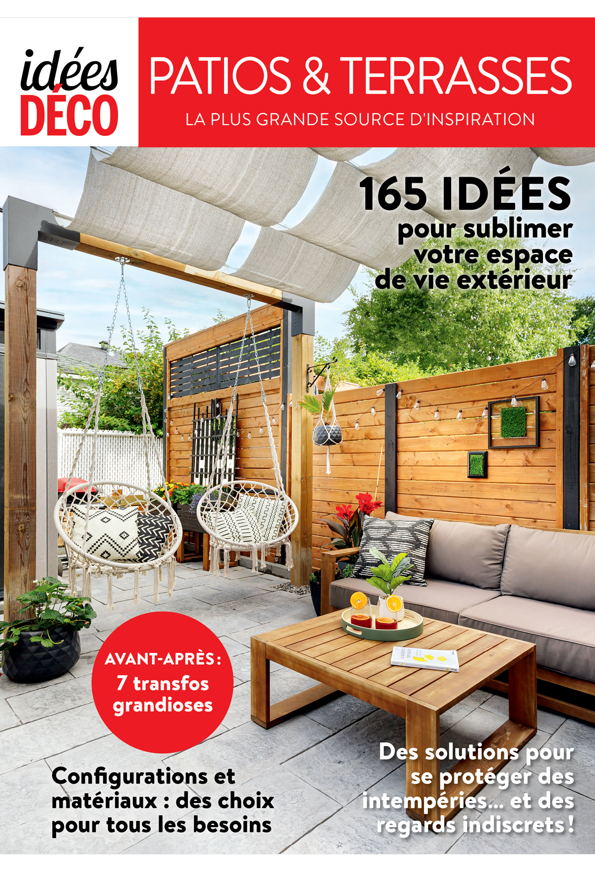 Idées déco – Patios & terrasses – avril 2023